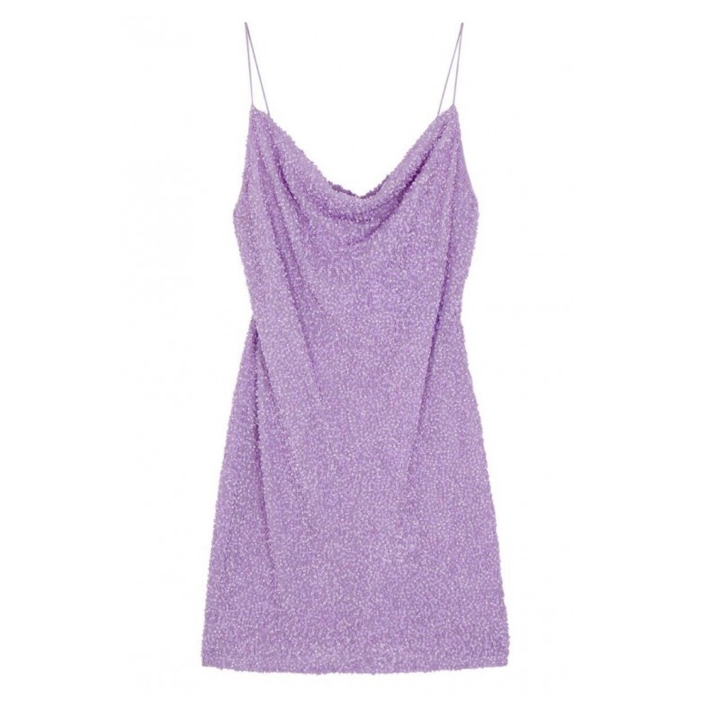 Alice + Olivia Lavender Sequin Dress - Size 10